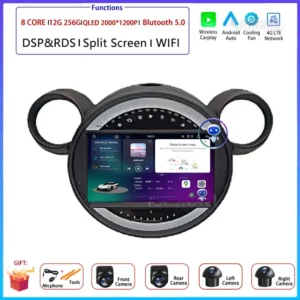 Pantalla para BMW Mini Cooper Countryman R56 R60 (2011-2013) con Android 14, Carplay y Conectividad 4G y WiFi