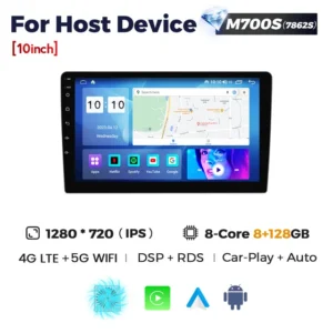 NaviFly-Sistema inteligente Universal para coche, dispositivo Android todo en uno, 7862S, 1280x720, para Volkswagen, Nissan, Hyundai, Kia, Toyota y Honda - AliExpress 34 - Color : 10 Inch 8G 128G
