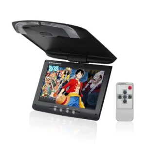 KUNFINE-Monitor de techo para coche, pantalla LCD abatible hacia abajo, vídeo Multimedia superior, montaje en techo, 9 pulgadas - AliExpress 34 - Color : Black