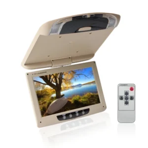 KUNFINE-Monitor de techo para coche, pantalla LCD abatible hacia abajo, vídeo Multimedia superior, montaje en techo, 9 pulgadas - AliExpress 34 - Color : Beige