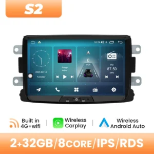 Radio Multimedia con Android para coche, Carplay inalámbrico, RDS, DSP, para Dacia, Lodgy, Logan, Duster, Sandero, Renault Captur/Lada/Xray - AliExpress 34 - Color : 8Core 2GB -32GB - Enviado desde : Polonia