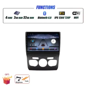 Radio con GPS para coche, reproductor Multimedia con Android 14, pantalla estéreo, No 2DIN, 5G, Wifi, para Citroen C4 2, B7, 2013, 2014, 2015, 2016 - AliExpress 34 - Color : H 2G 32G