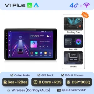 Junsun-Radio con GPS para coche, reproductor con Android, CarPlay, 4G, Audio inteligente, inalámbrico, para Renault Duster, Dacia HM 2, 2020, 2021, Arkana, 2019-2021 - AliExpress 34 - Color : V1 Plus (6GB 128GB) - Enviado desde : PL