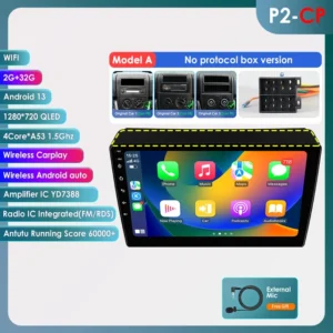 Radio de coche Android para Fiat Ducato 3 para Citroen Jumper 2 para Peugeot Boxer 2 reproductor Multimedia de vídeo para coche pantalla DSP Carplay 2din - AliExpress 34 - Color : A P2CP - Enviado desde : Polonia