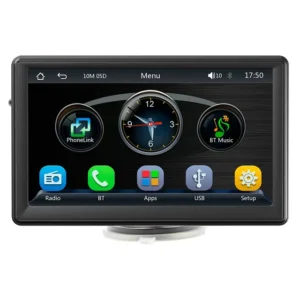 Universal 7 pulgadas coche Radio Multimedia reproductor de vídeo inalámbrico Android Auto Touch-Monitores de coche-AliExpress - Color : B500W